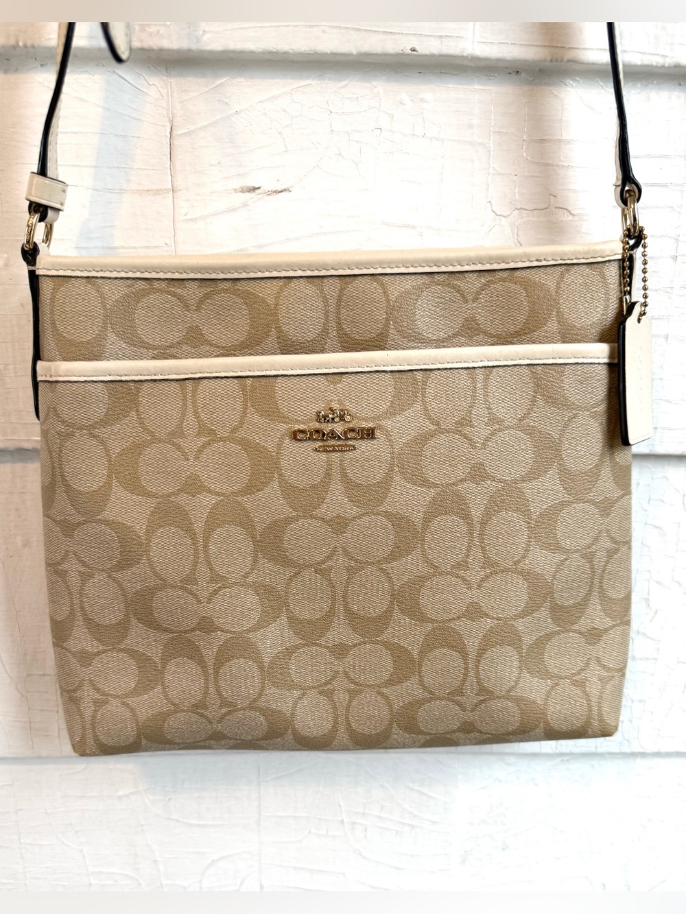 Coach Signature File Crossbody Bag